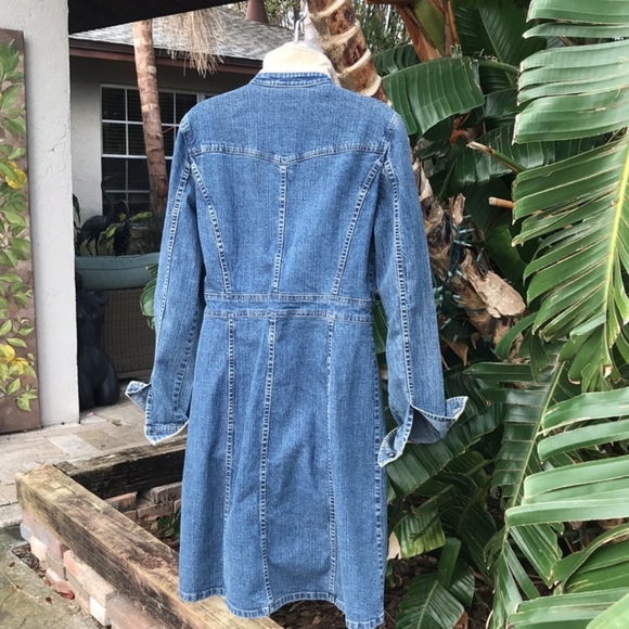 👗 DKNY Blue Denim Dress 👗 - Picture 2 of 9